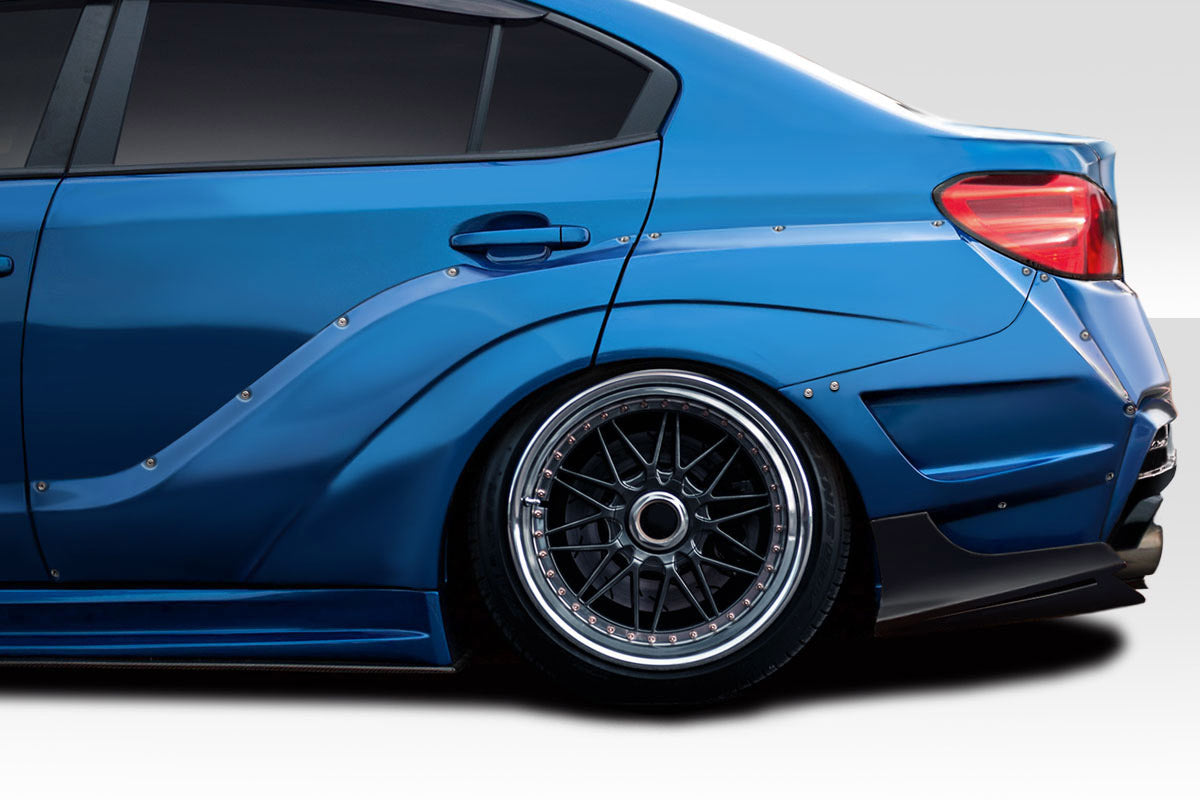Extreme Dimensions Duraflex VRS Wide Body Rear Fender Flares Compatible With 2015-2021 Subaru WRX STI - 9 Piece - 116964