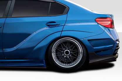 Extreme Dimensions Duraflex VRS Wide Body Rear Fender Flares Compatible With 2015-2021 Subaru WRX STI - 9 Piece - 116964