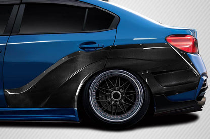 Carbon Creations VRS Wide Body Rear Fender Flares Compatible With 2015-2021 WRX STI - 9 Piece - 116965