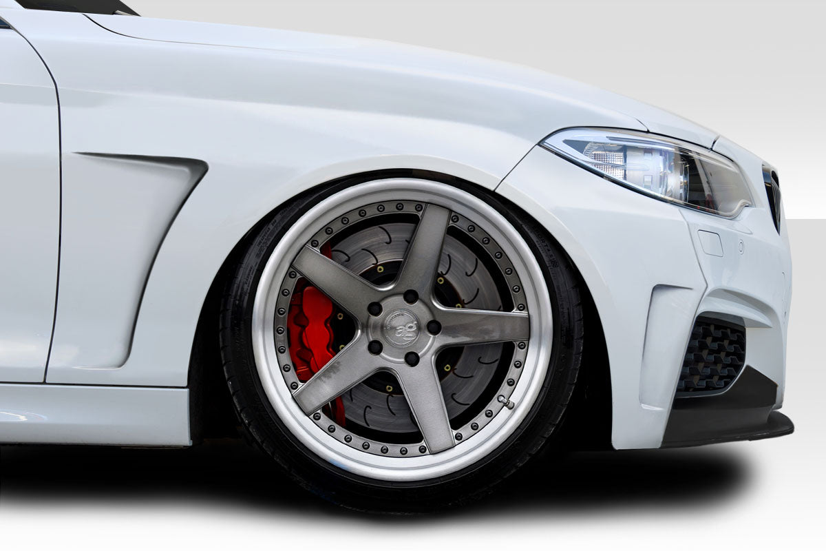 Extreme Dimensions Duraflex MHR Wide Body Front Fenders Flares Compatible With 2014-2021 2 Series F22 F23 - 4 Piece - 116980