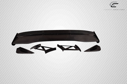 Carbon Creations VTX Wing Spoiler Compatible With 2002-2007 Mitsubishi Lancer - 5 Piece - 116994