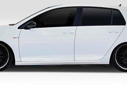 Extreme Dimensions Duraflex RZ Side Skirts Splitters Compatible With 2015-2021 Volkswagen Golf GTI - 2 Piece - 116995