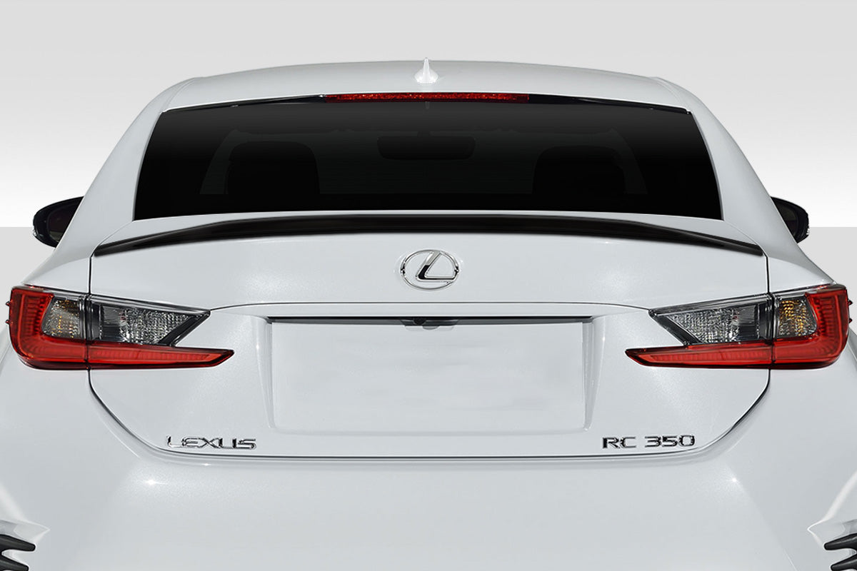 Extreme Dimensions Duraflex SBZ Wing Spoiler Compatible With 2015-2018 Lexus RC - 1 Piece - 117007