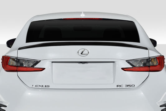 Extreme Dimensions Duraflex SBZ Wing Spoiler Compatible With 2015-2018 Lexus RC - 1 Piece - 117007