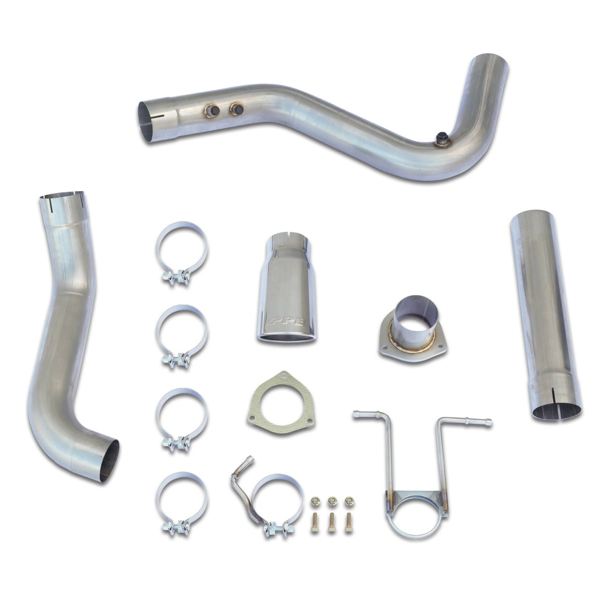 2007-2019 GM 6.6L Duramax 304 Stainless Steel Cat-Back Performance Exhaust System with Polished Tip ppepower
