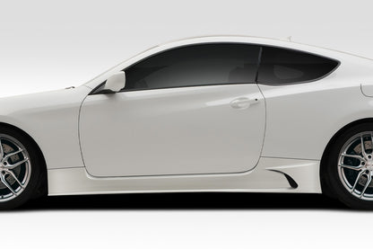 Extreme Dimensions Duraflex Flux Side Skirts Compatible With 2010-2016 Hyundai Genesis Coupe - 2 Piece - 117029