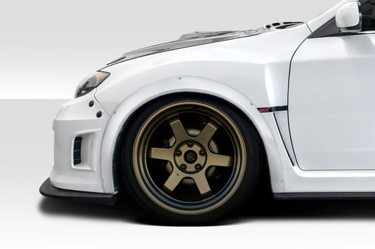 Extreme Dimensions Duraflex Rally Front Fenders Flare Compatible With 2011-2014 Subaru WRX - 2 Piece - 117041