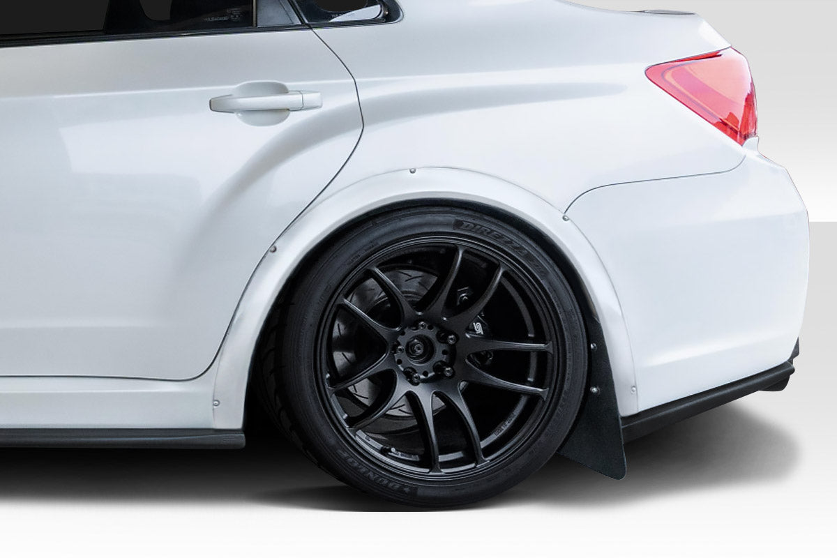 Extreme Dimensions Duraflex Rally Rear Fender Flares Compatible With 2011-2014 Subaru WRX - 2 Piece - 117042