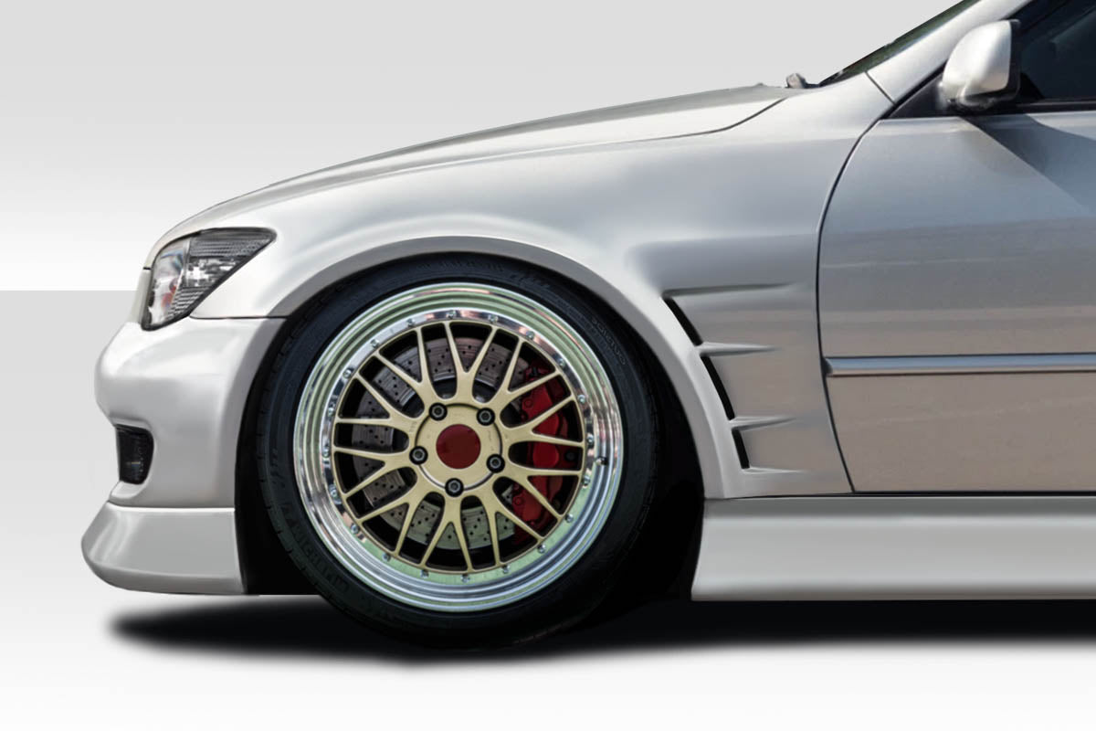 Extreme Dimensions Duraflex ACR Front Fenders Compatible With 2000-2005 Lexus IS - 4 Piece - 117043