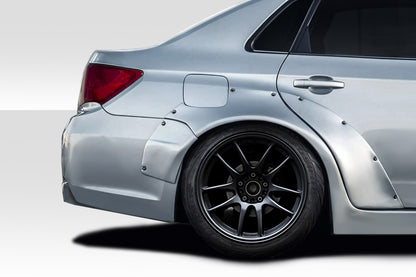 Extreme Dimensions Duraflex Magna Wide Body Rear Fender Flares Compatible With 2011-2014 Subaru WRX - 6 Piece - 117059