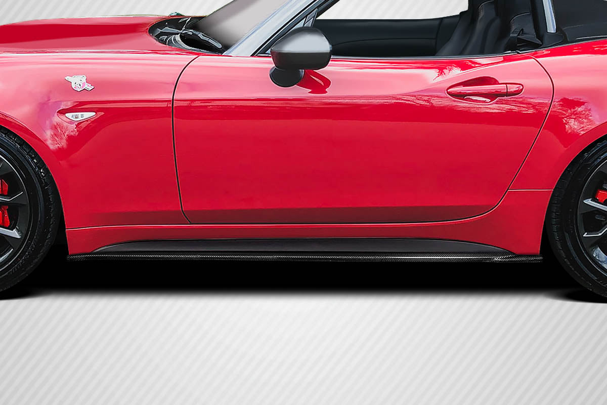 Carbon Creations Speed Sideskirts Compatible With 2017-2020 Fiat 124 Spider - 2 Piece - 117072