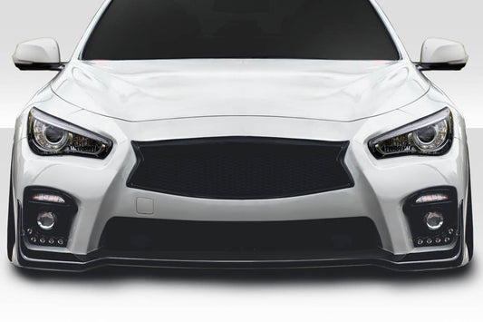 Extreme Dimensions Duraflex Bltz Front Bumper Cover Compatible With 2014-2018 Infiniti Q50 - 1 Piece - 117096