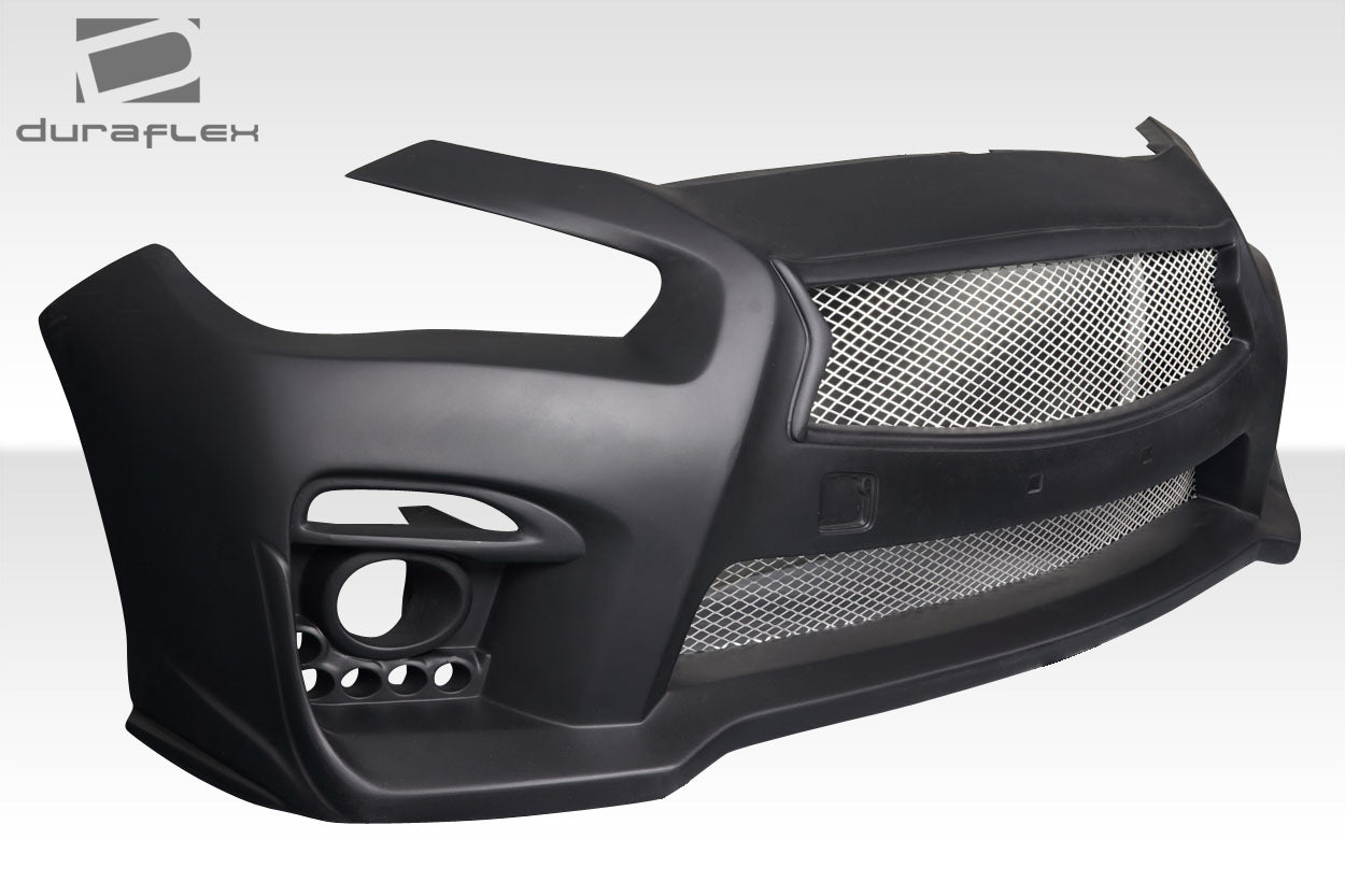 Extreme Dimensions Duraflex Bltz Front Bumper Cover Compatible With 2014-2018 Infiniti Q50 - 1 Piece - 117096