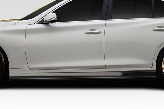 Extreme Dimensions Duraflex Bltz Side Skirts Compatible With 2014-2018 Infiniti Q50 - 2 Piece - 117098