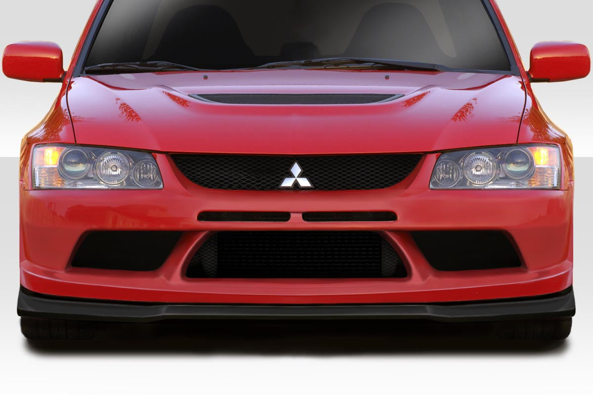 Extreme Dimensions Duraflex VRS V2 Front Bumper Cover Compatible With 2003-2006 Mitsubishi Evolution - 2 Piece - 117099