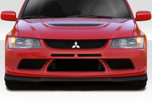 Extreme Dimensions Duraflex VRS V2 Front Bumper Cover Compatible With 2003-2006 Mitsubishi Evolution - 2 Piece - 117099