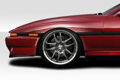 Extreme Dimensions Duraflex A Spec Wide Body Front Fenders Compatible With 1986-1992 Toyota Supra - 2 Piece - 117130