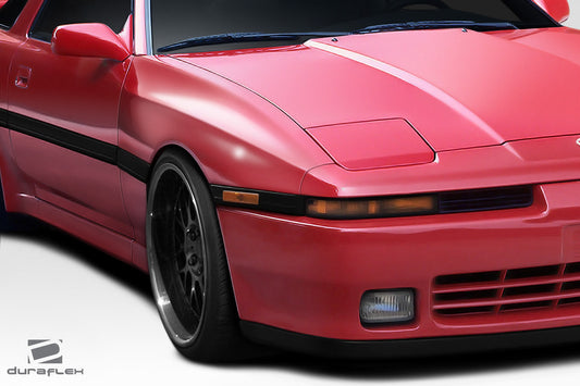 Extreme Dimensions Duraflex A Spec Wide Body Front Fenders Compatible With 1986-1992 Toyota Supra - 2 Piece - 117130
