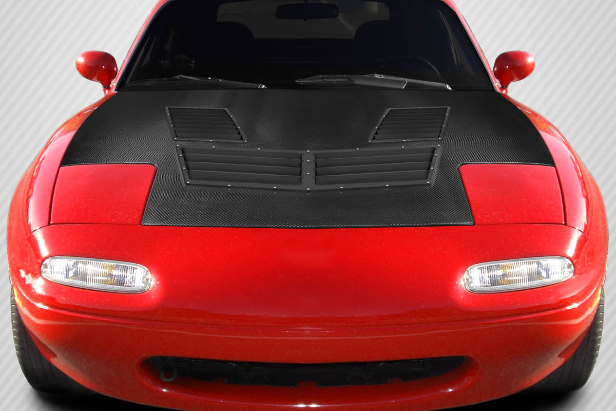 Carbon Creations Iceman Hood Compatible With 1990-1997 Mazda Miata - 1 Piece - 117133