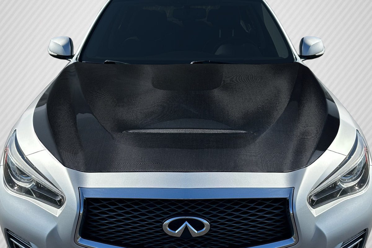 Carbon Creations GTS Look Hood Compatible With 2014-2023 Infiniti Q50 - 1 Piece - 117139