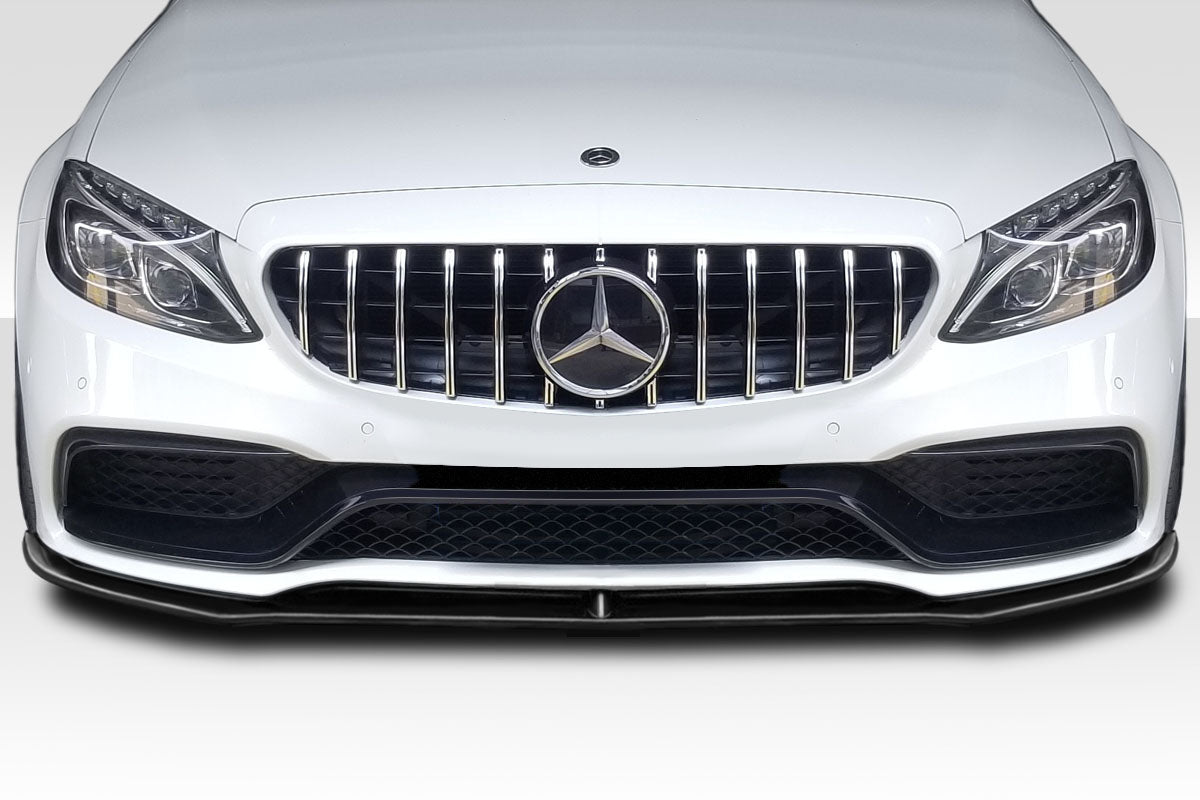 Extreme Dimensions Duraflex Power Front Lip Spoiler Compatible With 2015-2018 Mercedes C Class - 1 Piece - 117154