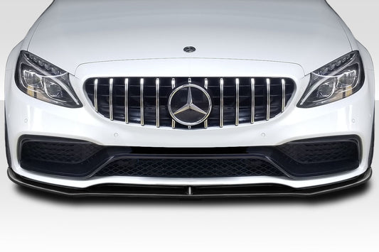 Extreme Dimensions Duraflex Power Front Lip Spoiler Compatible With 2015-2018 Mercedes C Class - 1 Piece - 117154