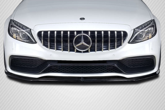 Carbon Creations Power Front Lip Spoiler Compatible With 2015-2018 Mercedes C Class - 1 Piece - 117155
