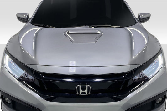 Extreme Dimensions Duraflex Type R Look Hood Compatible With 2016-2021 Honda Civic - 1 Piece - 117164
