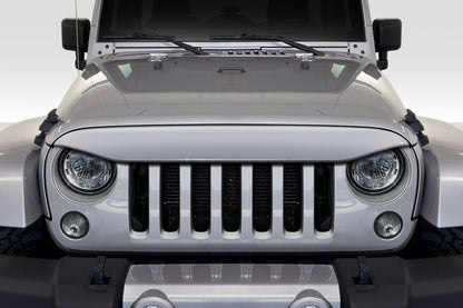 Extreme Dimensions Duraflex Hawkley Light Brow Compatible With 2007-2018 Jeep Wrangler JK - 1 Piece - 117166