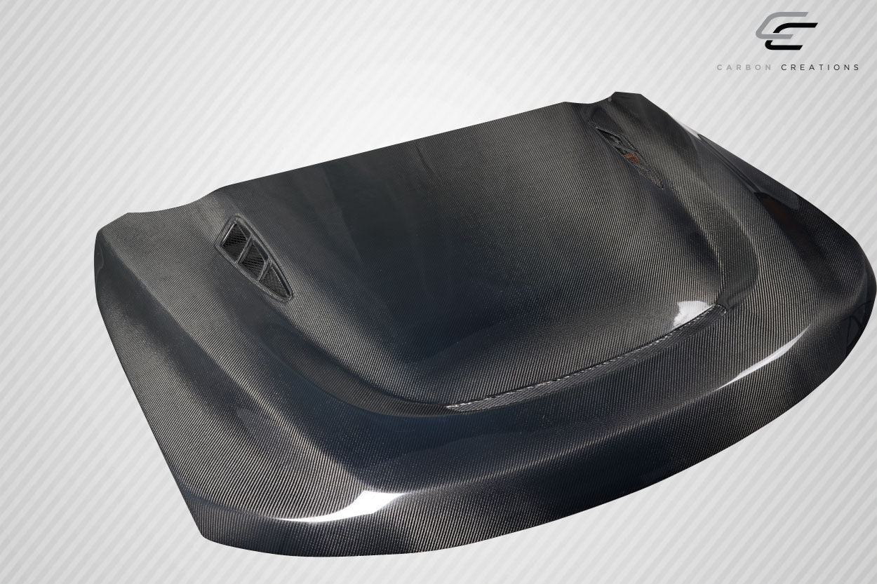 Carbon Creations Delta Hood Add On Compatible With 2011-2022 Jeep Grand Cherokee - 1 Piece - 117187