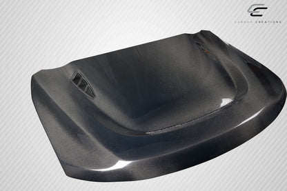 Carbon Creations Delta Hood Add On Compatible With 2011-2022 Jeep Grand Cherokee - 1 Piece - 117187