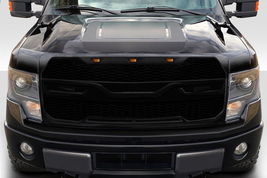 Extreme Dimensions Duraflex Rage Grille Compatible With 2009-2014 Ford F150 - 1 Piece - 117196