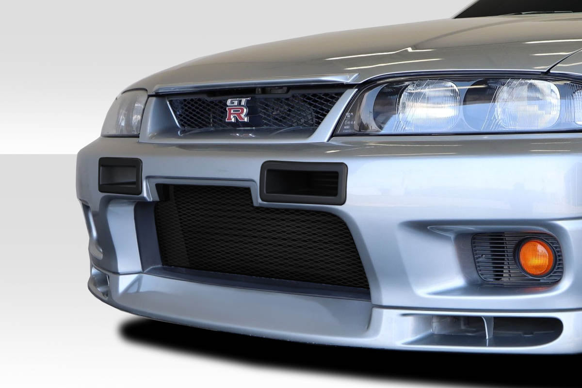 Extreme Dimensions Duraflex R33 Look Front Bumper Cover Air Vent Ducts Body Kit - 2 Piece - 117211
