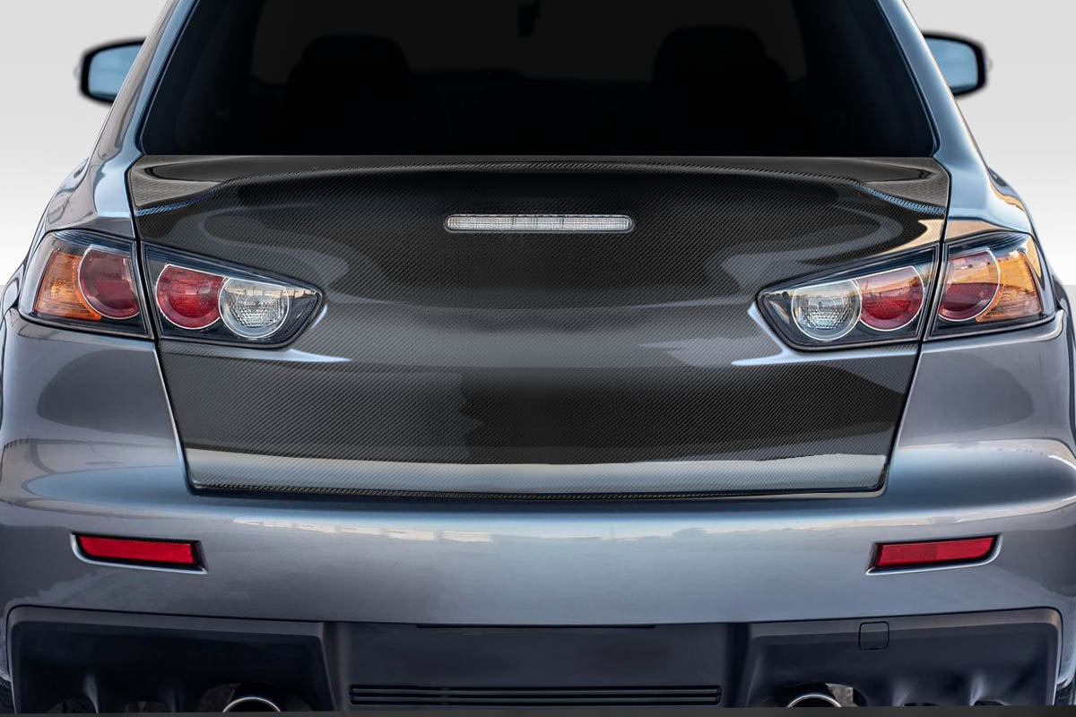 Carbon Creations Demon Trunk Compatible With 2008-2017 Mitsubishi Lancer - 1 Piece - 117232