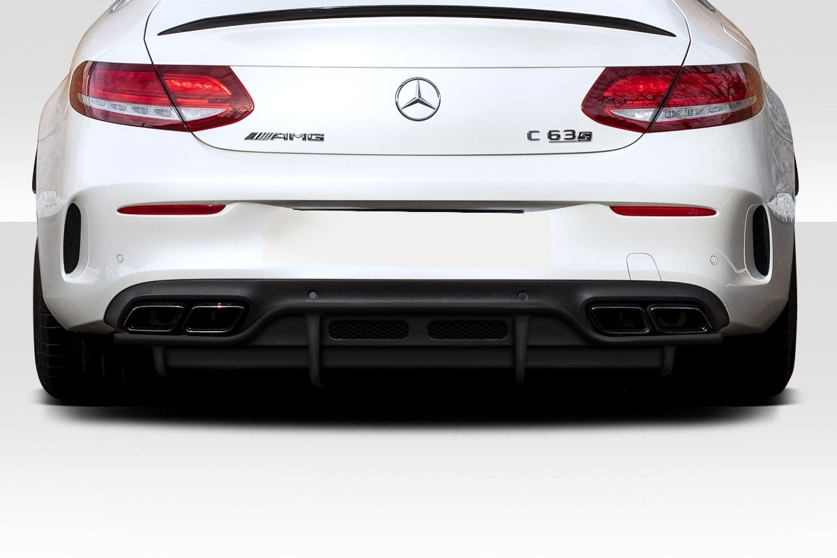 Extreme Dimensions Duraflex Power Rear Lip Add On Spoiler Compatible With 2015-2018 Mercedes C Class - 1 Piece - 117249