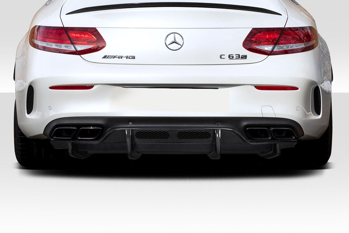 Carbon Creations AMG Power Look Rear Lip Add On Spoiler Compatible With 2015-2018 Mercedes C63 - 1 Piece - 117250