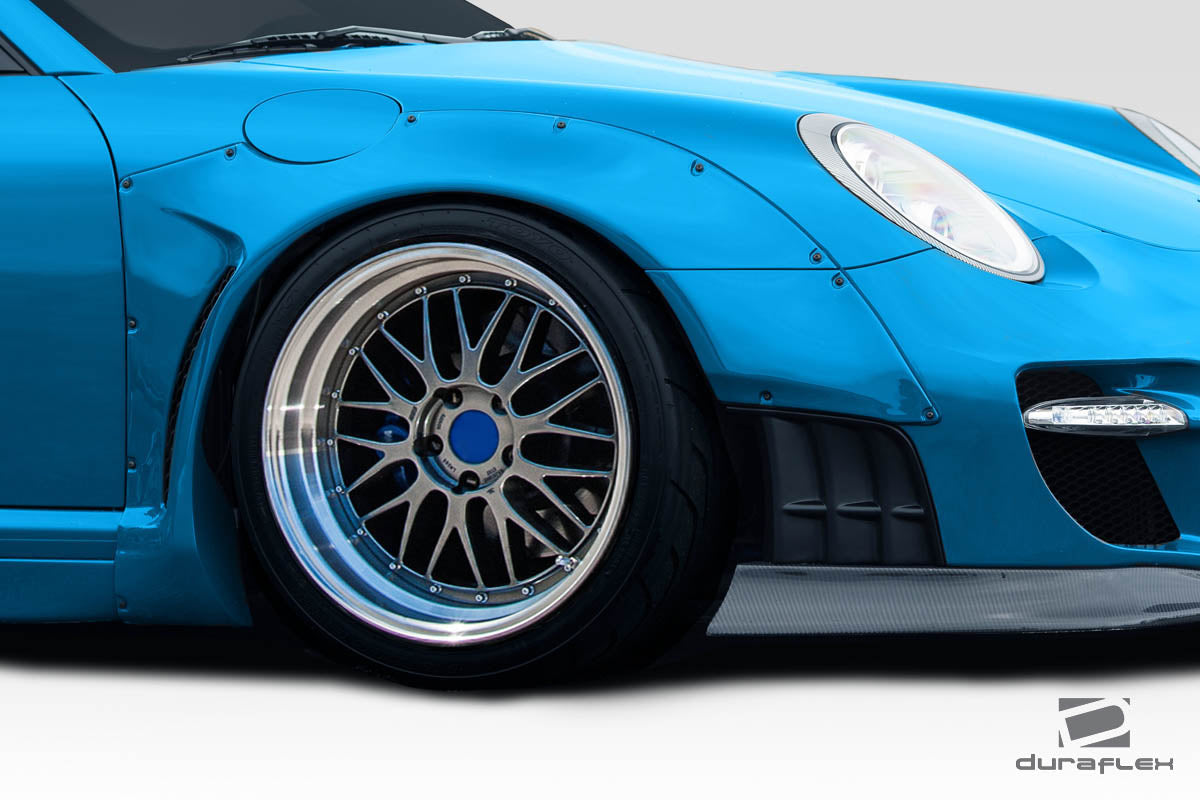 Extreme Dimensions Duraflex LBW Front Fenders Compatible With 2004-2007 Porsche 997 - 4 Piece - 117288