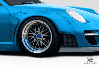 Extreme Dimensions Duraflex LBW Front Fenders Compatible With 2004-2007 Porsche 997 - 4 Piece - 117288