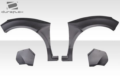 Extreme Dimensions Duraflex Khan Wide Body Front Fenders Flares Compatible With 2009-2014 Acura TSX - 4 Piece - 117298