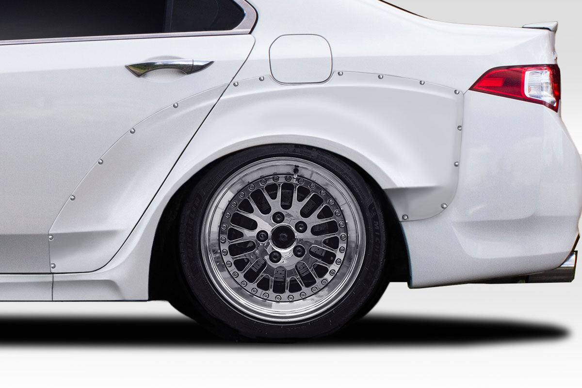 Extreme Dimensions Duraflex Khan Wide Body Rear Fender Flares Compatible With 2009-2014 Acura TSX - 4 Piece - 117299