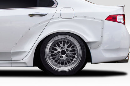 Extreme Dimensions Duraflex Khan Wide Body Rear Fender Flares Compatible With 2009-2014 Acura TSX - 4 Piece - 117299