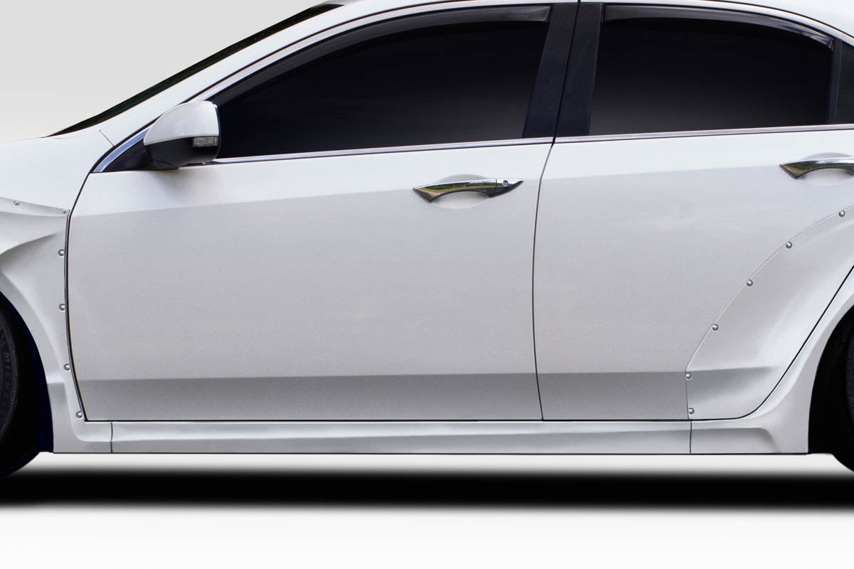 Extreme Dimensions Duraflex Khan Side Skirts Compatible With 2009-2014 Acura TSX - 2 Piece - 117300