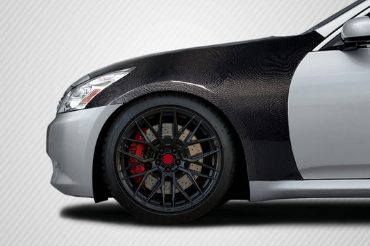 Carbon Creations OEM Look Front Fenders Compatible With 2007-2015 Infiniti G Sedan - 2 Piece - 117305