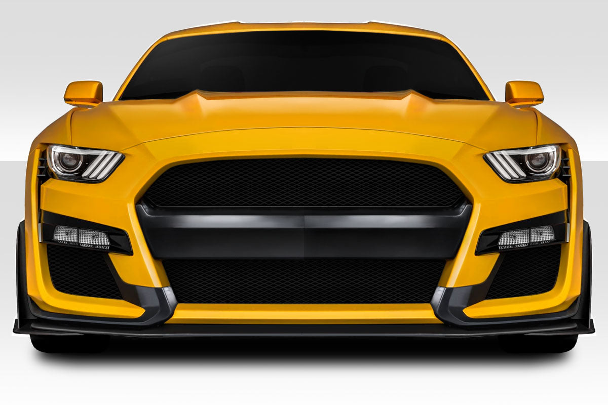 Extreme Dimensions Duraflex GT500 Look Front Bumper Cover Compatible With 2015-2017 Ford Mustang - 3 Piece - 117308