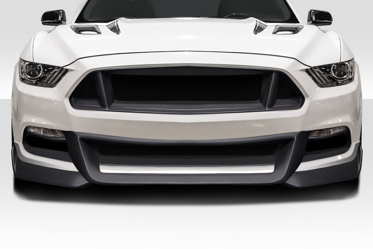 Extreme Dimensions Duraflex Predator Front Bumper Cover Compatible With 2015-2017 Ford Mustang - 1 Piece - 117312