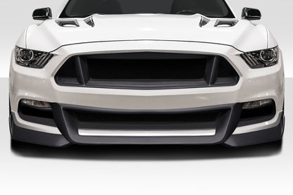 Extreme Dimensions Duraflex Predator Front Bumper Cover Compatible With 2015-2017 Ford Mustang - 1 Piece - 117312