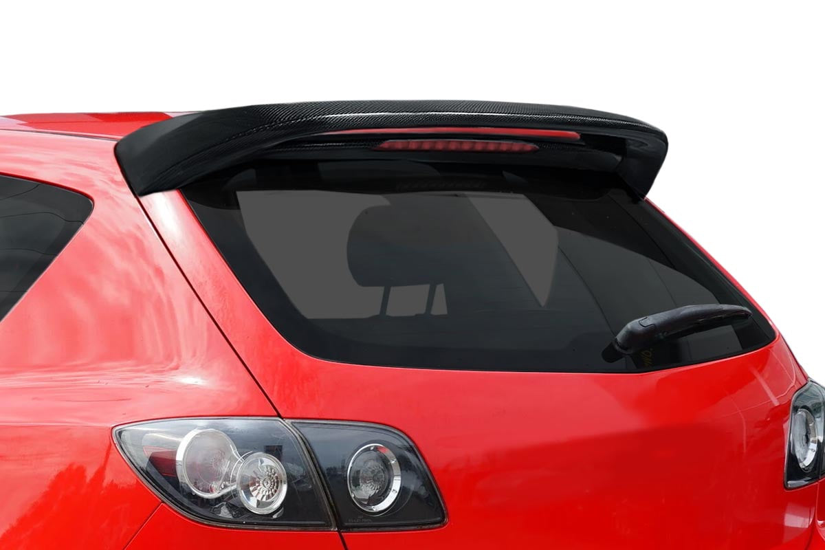 Carbon Creations Speed3 Look Wing Spoiler Compatible With 2010-2013 Mazda Mazdaspeed 3 - 1 Piece - 117317