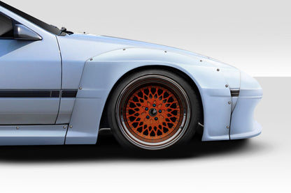 Extreme Dimensions Duraflex Phoenix Fire Front Fenders Flare Compatible With 1985-1992 Mazda RX7 - 2 Piece - 117332