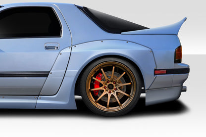 Extreme Dimensions Duraflex Phoenix Fire Rear Fender Flares Compatible With 1985-1992 Mazda RX7 - 4 Piece - 117333