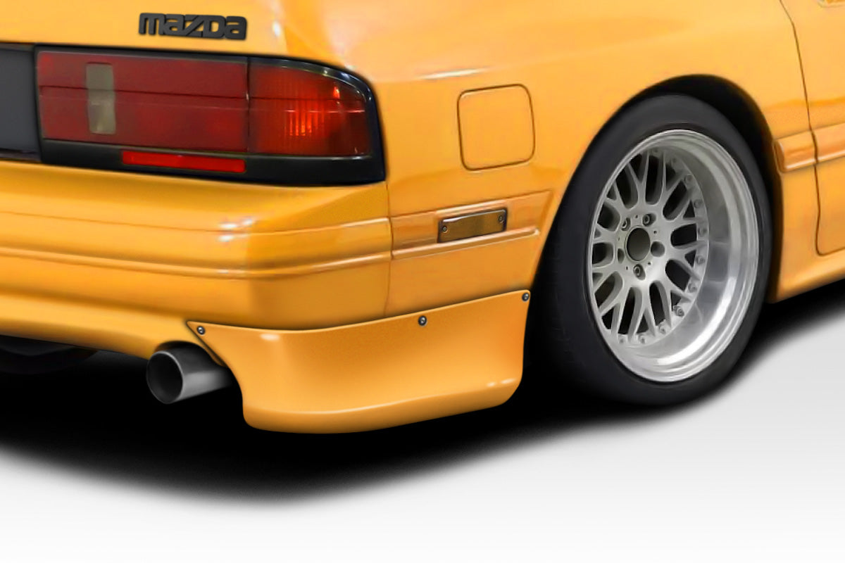 Extreme Dimensions Duraflex Phoenix Fire Rear Lip Add On Spoiler Compatible With 1985-1992 Mazda RX7 - 2 Piece - 117335